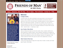 Tablet Screenshot of friendsofman.org